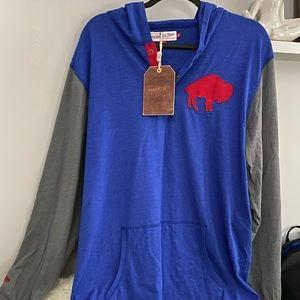Buffalo Bills Womens long sleeve hoodie tee X-LARGE